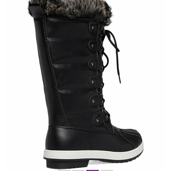 Christene Puffy Cold Weather Boot Black 7.5 - Picture 2 of 9